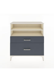 Arges Şifonyer 2 Raflı 2 Çekmeceli 88x30x96 Aytaşı-Antrasit