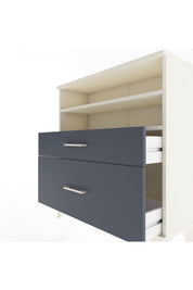 Arges Şifonyer 2 Raflı 2 Çekmeceli 88x30x96 Aytaşı-Antrasit