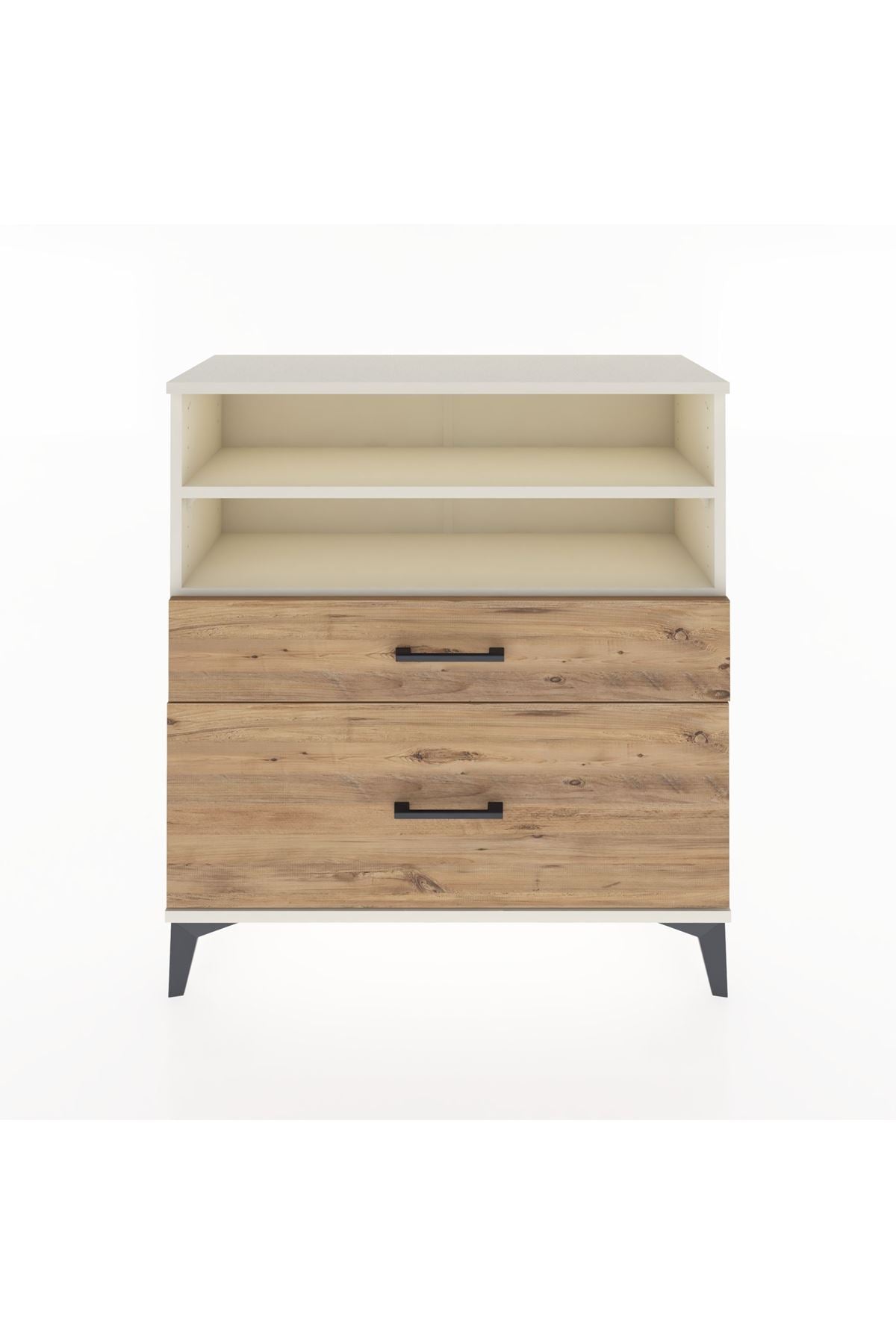 Arges Şifonyer 2 Raflı 2 Çekmeceli 88x30x96 Aytaşı-Çam