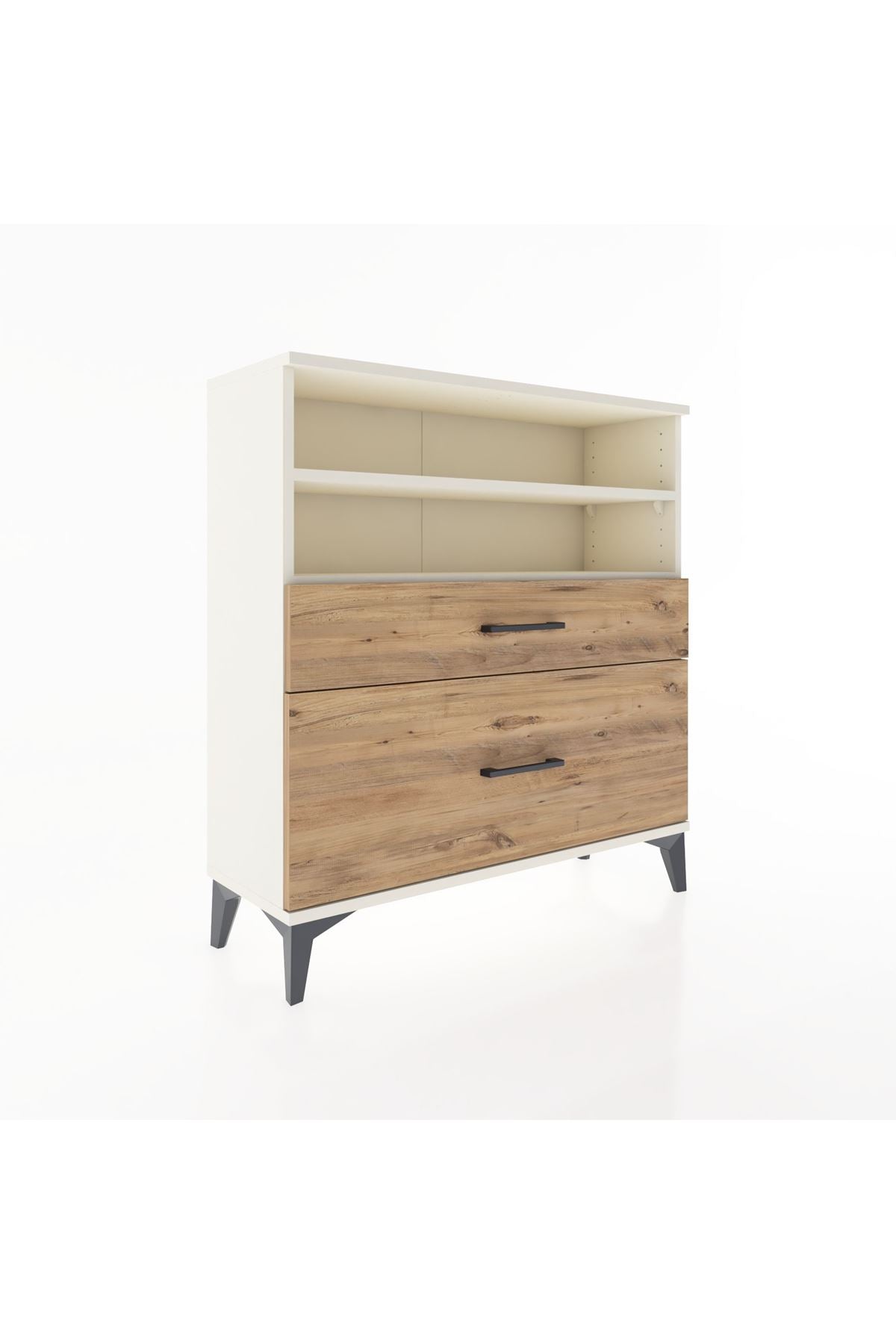 Arges Şifonyer 2 Raflı 2 Çekmeceli 88x30x96 Aytaşı-Çam