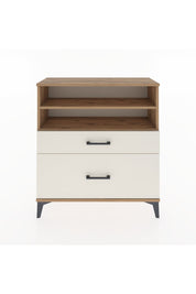 Arges Şifonyer 2 Raflı 2 Çekmeceli 88x30x96 Çam-Aytaşı