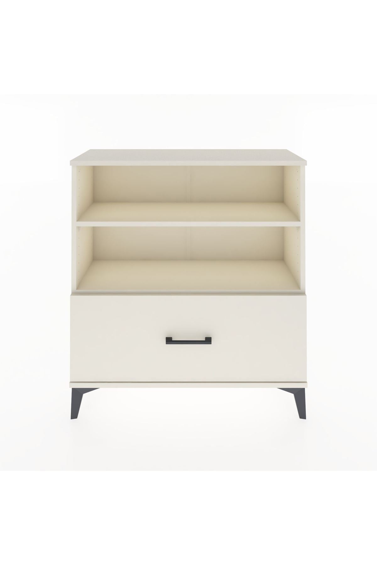 Arges Şifonyer 2 Raflı Tek Çekmeceli 88x30x96 Aytaşı-Aytaşı