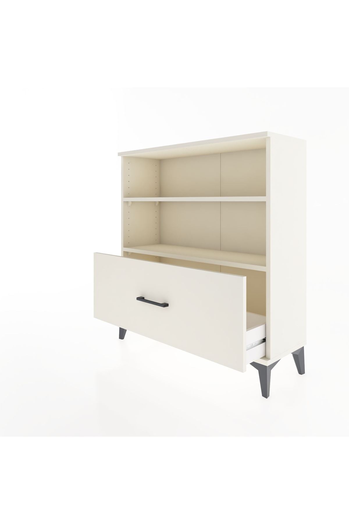 Arges Şifonyer 2 Raflı Tek Çekmeceli 88x30x96 Aytaşı-Aytaşı