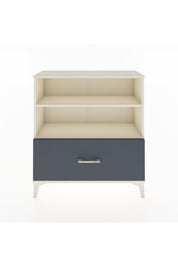 Arges Şifonyer 2 Raflı Tek Çekmeceli 88x30x96 Aytaşı-Antrasit