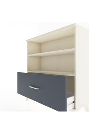 Arges Şifonyer 2 Raflı Tek Çekmeceli 88x30x96 Aytaşı-Antrasit