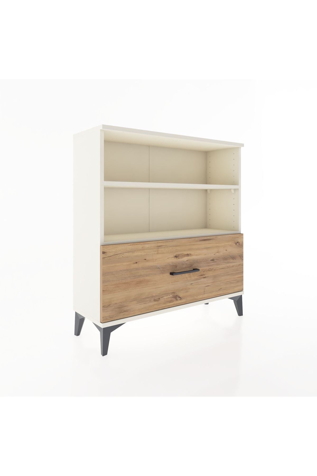 Arges Şifonyer 2 Raflı Tek Çekmeceli 88x30x96 Aytaşı-Çam