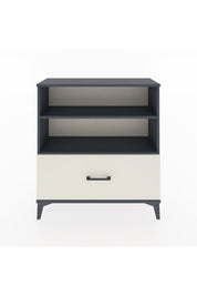 Arges Şifonyer 2 Raflı Tek Çekmeceli 88x30x96 Antrasit-Aytaşı