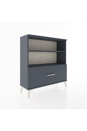 Arges Şifonyer 2 Raflı Tek Çekmeceli 88x30x96 Antrasit-Antrasit