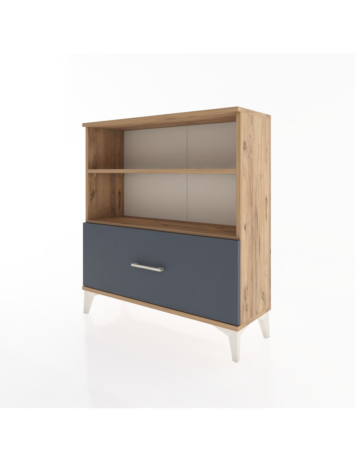 Arges Şifonyer 2 Raflı Tek Çekmeceli 88x30x96 - S04M022V8A