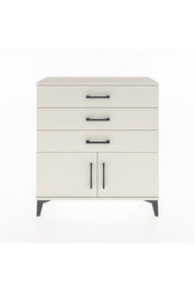 Arges Şifonyer Tek Raflı 3 Çekmeceli 2 Kapaklı 88x30x96 Aytaşı-Aytaşı