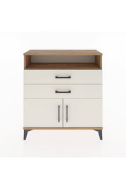 Arges Şifonyer 2 Raflı 2 Çekmeceli 2 Kapaklı 88x30x96 Çam-Aytaşı