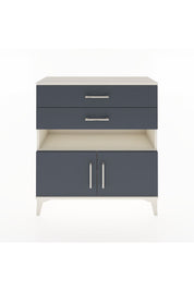 Arges Şifonyer 2 Raflı 2 Çekmeceli 2 Kapaklı 88x30x96 Aytaşı-Antrasit