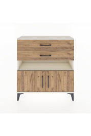 Arges Şifonyer 2 Raflı 2 Çekmeceli 2 Kapaklı 88x30x96 Aytaşı-Çam