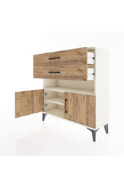Arges Şifonyer 2 Raflı 2 Çekmeceli 2 Kapaklı 88x30x96 Aytaşı-Çam