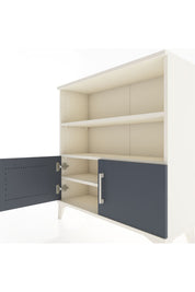 Arges Şifonyer 3 Raflı 2 Kapaklı 88x30x96 Aytaşı-Antrasit