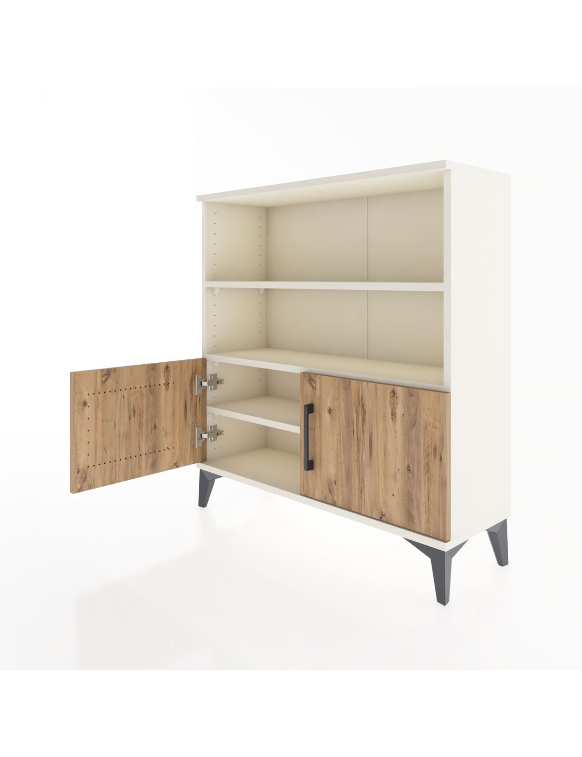 Arges Şifonyer 3 Raflı 2 Kapaklı 88x30x96 - S04M028V3A