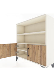 Arges Şifonyer 3 Raflı 2 Kapaklı 88x30x96 Aytaşı-Çam