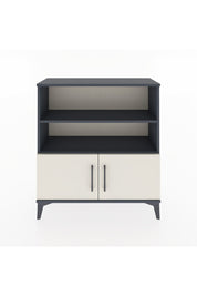 Arges Şifonyer 3 Raflı 2 Kapaklı 88x30x96 Antrasit-Aytaşı