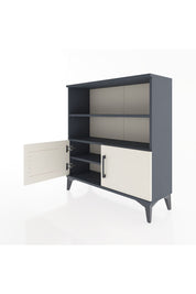 Arges Şifonyer 3 Raflı 2 Kapaklı 88x30x96 Antrasit-Aytaşı