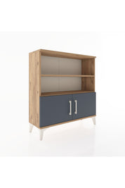 Arges Şifonyer 3 Raflı 2 Kapaklı 88x30x96 Çam-Antrasit