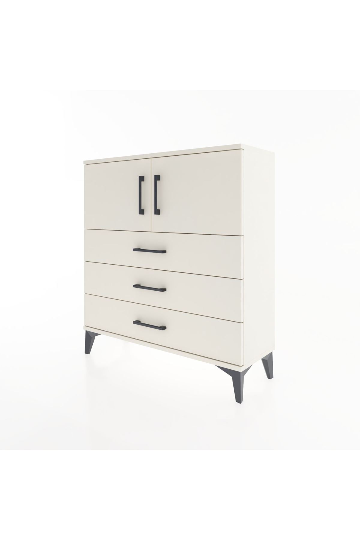 Arges Şifonyer 2 Raflı 3 Çekmeceli 2 Kapaklı 88x30x96 Aytaşı-Aytaşı