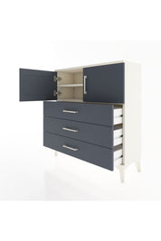 Arges Şifonyer 2 Raflı 3 Çekmeceli 2 Kapaklı 88x30x96 Aytaşı-Antrasit