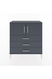 Arges Şifonyer 2 Raflı 3 Çekmeceli 2 Kapaklı 88x30x96 Antrasit-Antrasit