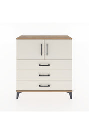 Arges Şifonyer 2 Raflı 3 Çekmeceli 2 Kapaklı 88x30x96 Çam-Aytaşı