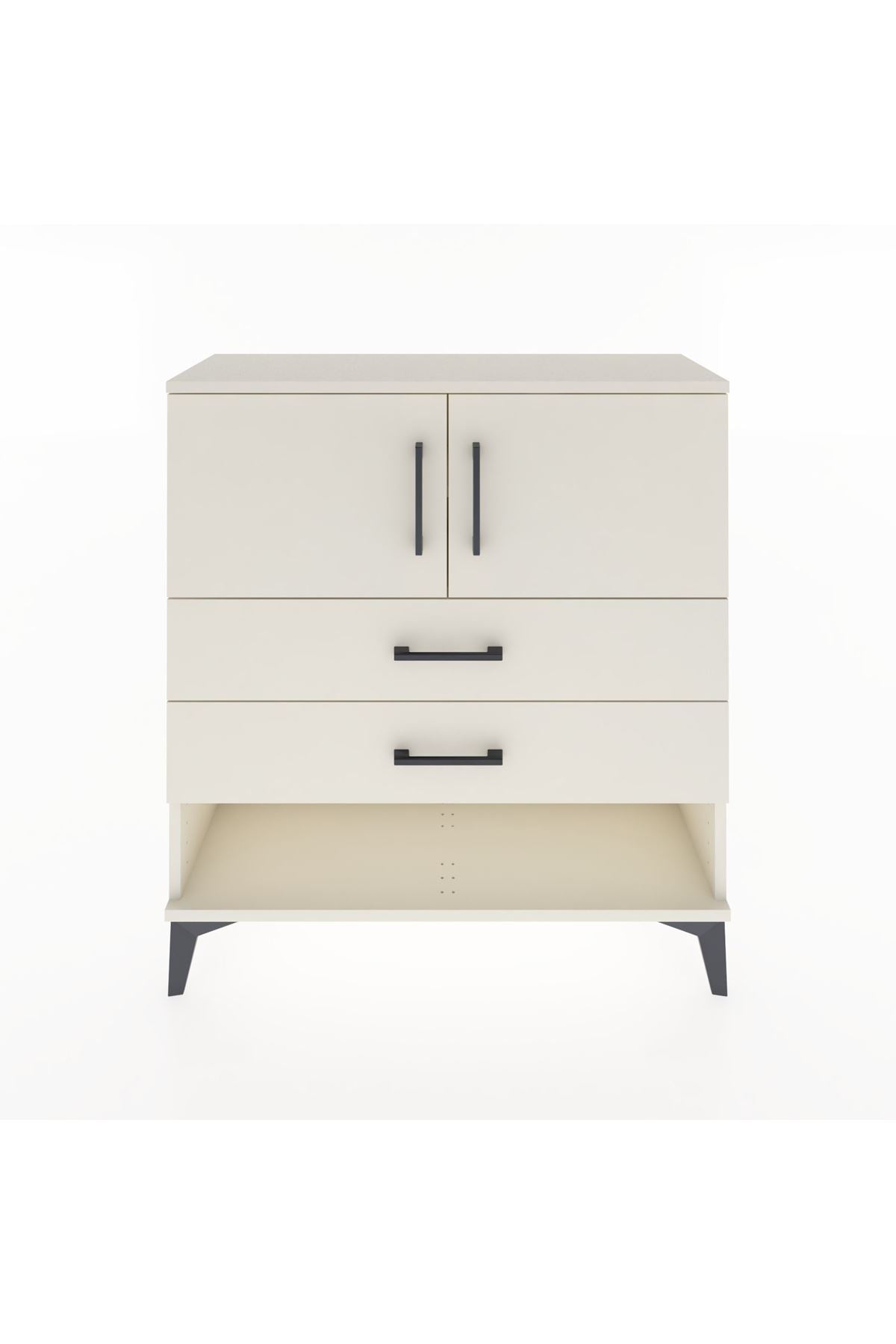 Arges Şifonyer 2 Raflı 2 Çekmeceli 2 Kapaklı 88x30x96 Aytaşı-Aytaşı