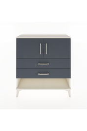 Arges Şifonyer 2 Raflı 2 Çekmeceli 2 Kapaklı 88x30x96 Aytaşı-Antrasit