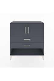 Arges Şifonyer 2 Raflı 2 Çekmeceli 2 Kapaklı 88x30x96 Antrasit-Antrasit