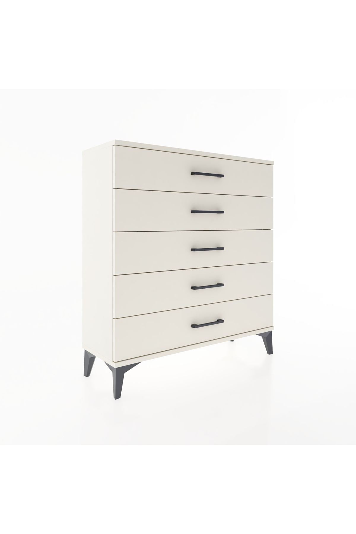 Arges Şifonyer 5 Çekmeceli 88x30x96 Aytaşı-Aytaşı