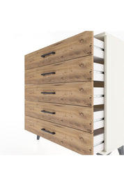 Arges Şifonyer 5 Çekmeceli 88x30x96 Aytaşı-Çam