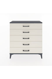 Arges Şifonyer 5 Çekmeceli 88x30x96 Antrasit-Aytaşı