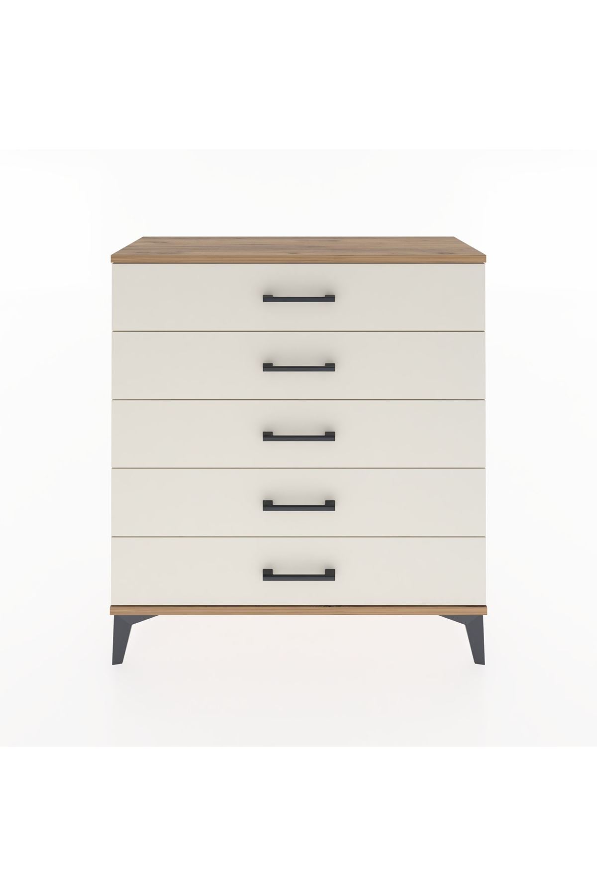 Arges Şifonyer 5 Çekmeceli 88x30x96 Çam-Aytaşı