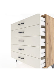 Arges Şifonyer 5 Çekmeceli 88x30x96 Çam-Aytaşı