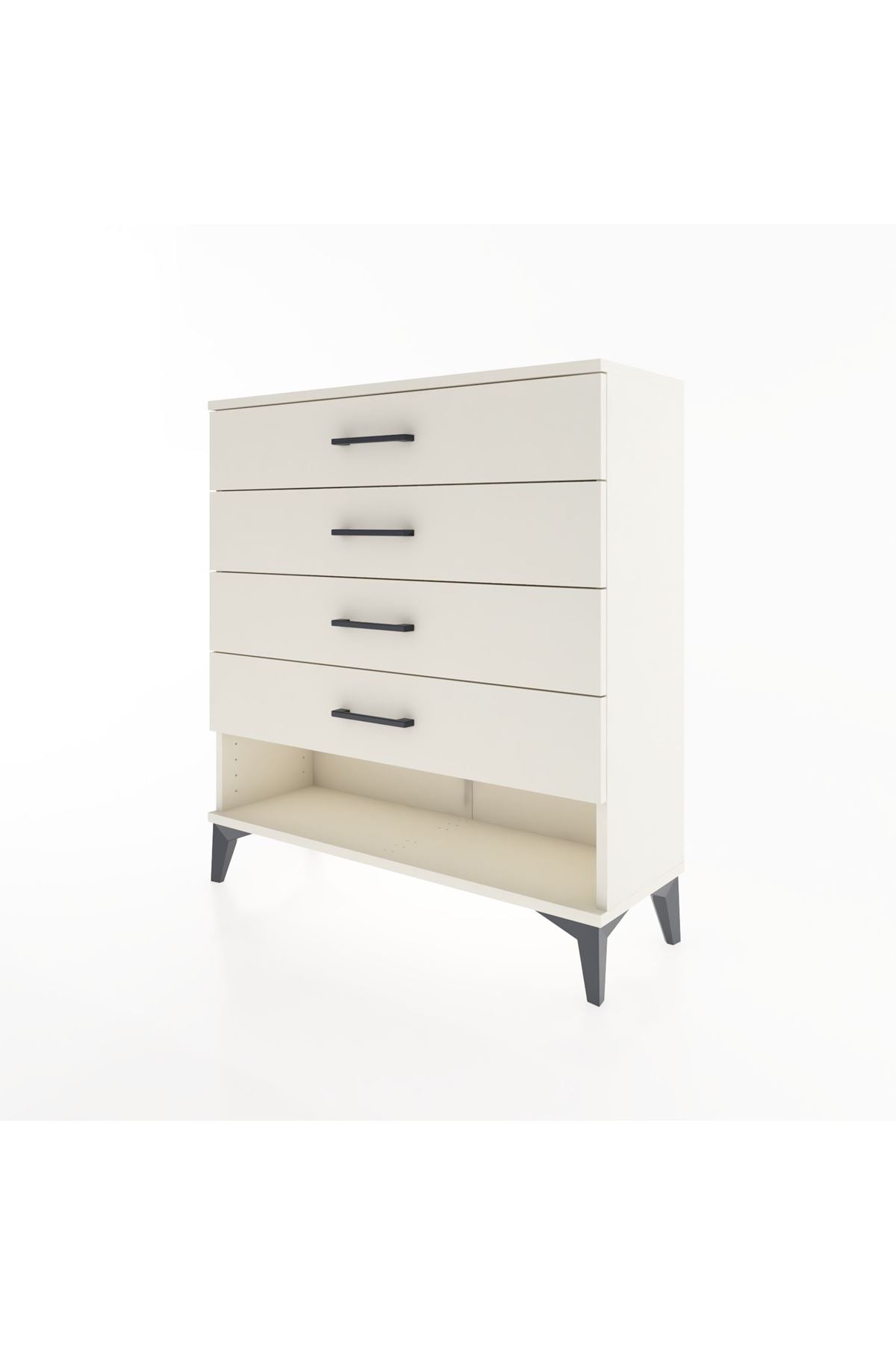 Arges Şifonyer 4 Çekmeceli 88x30x96 Aytaşı-Aytaşı