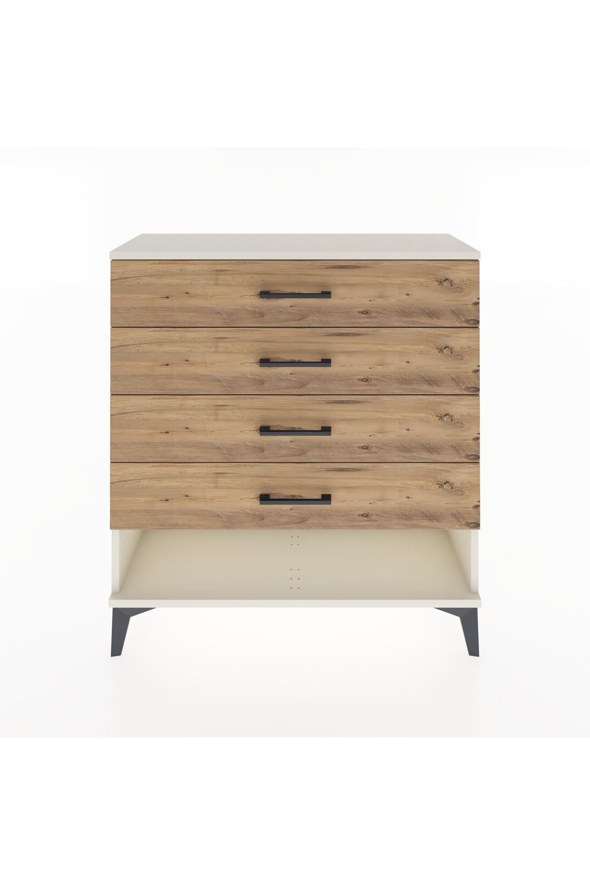 Arges Şifonyer 4 Çekmeceli 88x30x96 Aytaşı-Çam