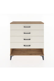 Arges Şifonyer 4 Çekmeceli 88x30x96 Çam-Aytaşı