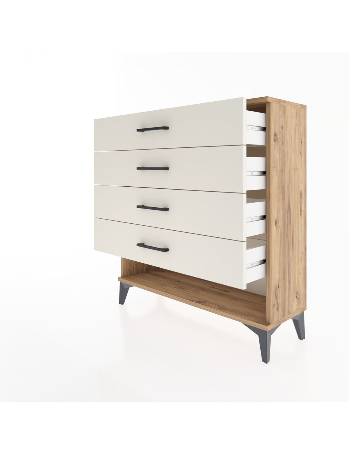 Arges Şifonyer 4 Çekmeceli 88x30x96 - S04M002V7A