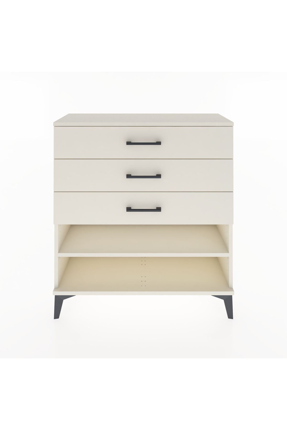 Arges Şifonyer Tek Raflı 3 Çekmeceli 88x30x96 Aytaşı-Aytaşı