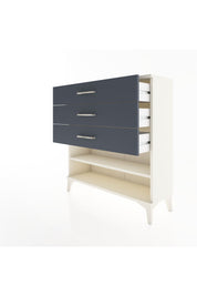 Arges Şifonyer Tek Raflı 3 Çekmeceli 88x30x96 Aytaşı-Antrasit