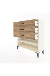 Arges Şifonyer Tek Raflı 3 Çekmeceli 88x30x96 Aytaşı-Çam