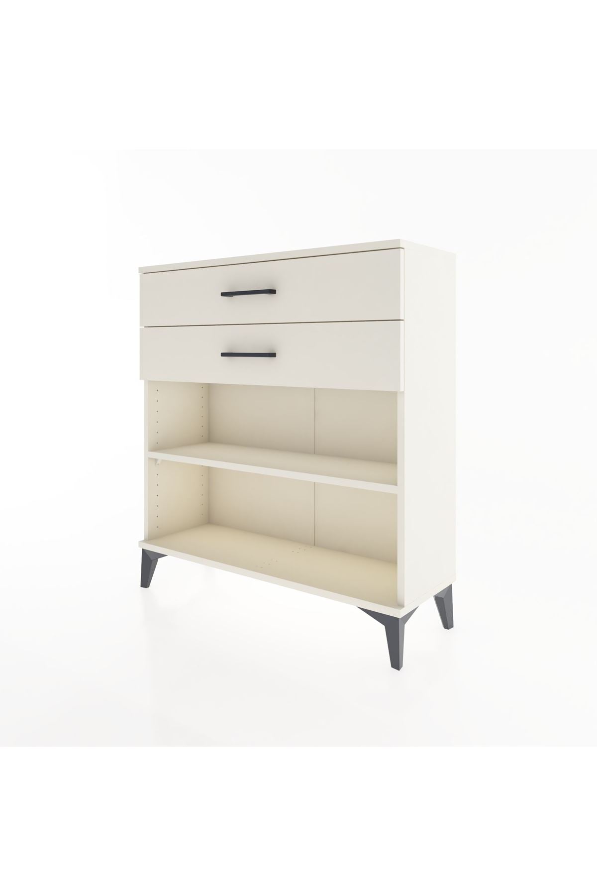 Arges Şifonyer Tek Raflı 2 Çekmeceli 88x30x96 Aytaşı-Aytaşı