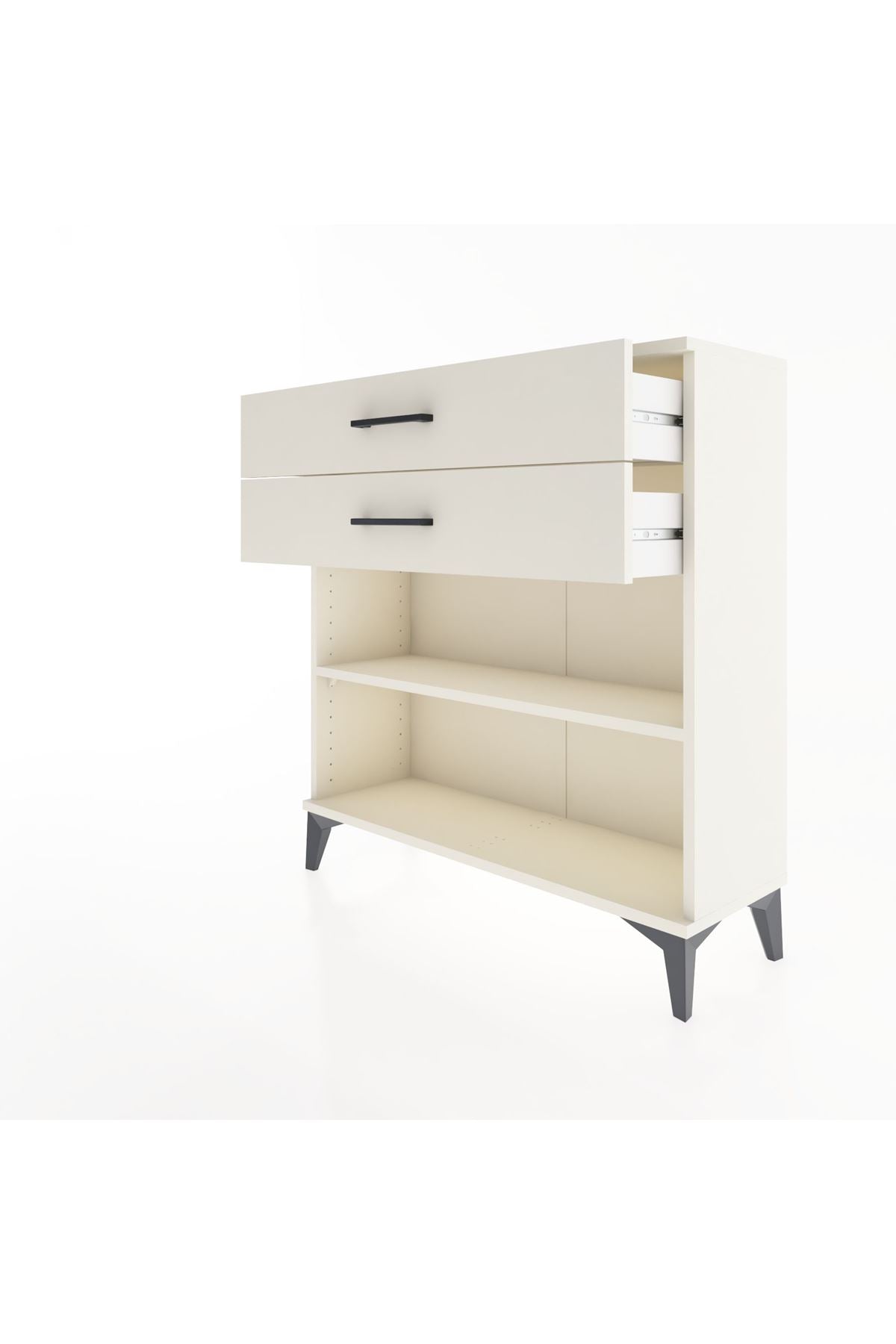 Arges Şifonyer Tek Raflı 2 Çekmeceli 88x30x96 Aytaşı-Aytaşı