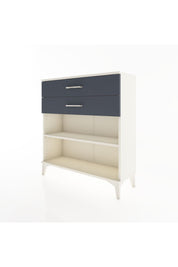 Arges Şifonyer Tek Raflı 2 Çekmeceli 88x30x96 Aytaşı-Antrasit