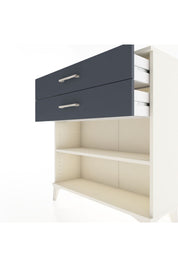 Arges Şifonyer Tek Raflı 2 Çekmeceli 88x30x96 Aytaşı-Antrasit