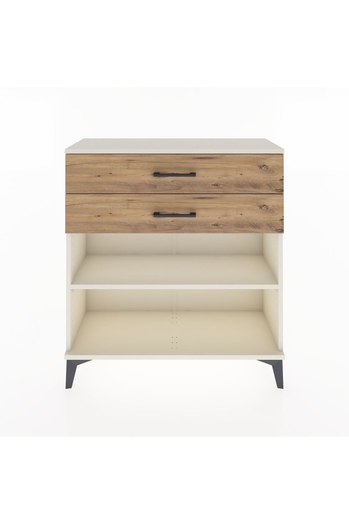 Arges Şifonyer Tek Raflı 2 Çekmeceli 88x30x96 Aytaşı-Çam