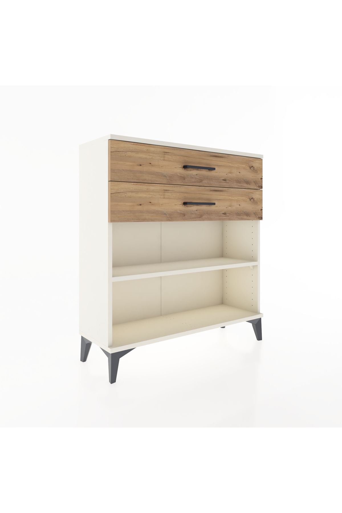 Arges Şifonyer Tek Raflı 2 Çekmeceli 88x30x96 Aytaşı-Çam