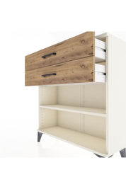 Arges Şifonyer Tek Raflı 2 Çekmeceli 88x30x96 Aytaşı-Çam